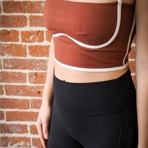 Rusty Brown Women's Crop Top